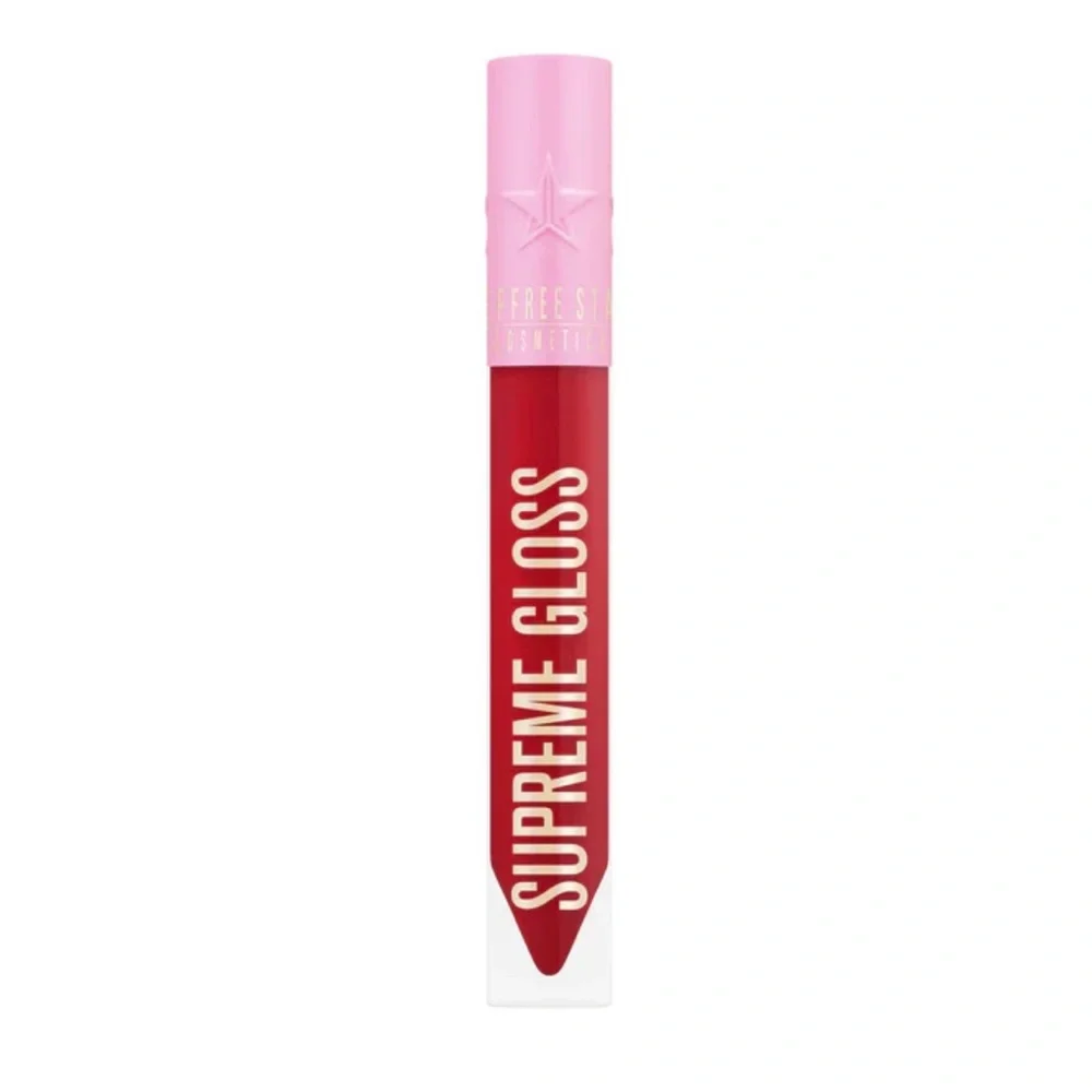 Jeffree Star BLOOD SUGAR Supreme Gloss Deep Red Rose NIB Full Size Vegan